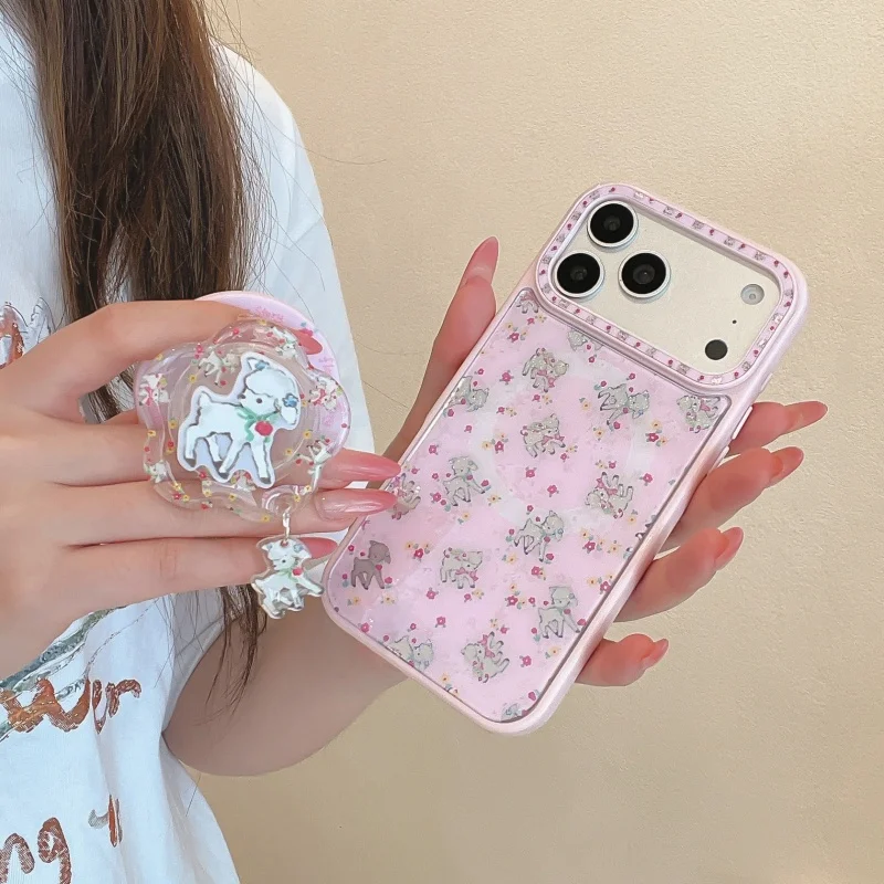 Fashion Cute Little Flower Sheep Magnetic Phone Case For iPhone 17 Pro 16 15 Pro Max Cover with Stand For Magsafe Protective Cas
Fashion Cute Little Flower Sheep Magnetic Phone Case For iPhone 17 Pro 16 15 Pro Max Cover with Stand For Magsafe Protective Cas