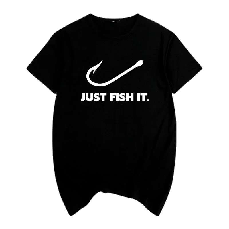 Summer Cotton Men Fishing Clothing Enthusiast Just Fish IT Men and Women Short Sleeve Fishing T-shirt
Summer Cotton Men Fishing Clothing Enthusiast Just Fish IT Men and Women Short Sleeve Fishing T-shirt