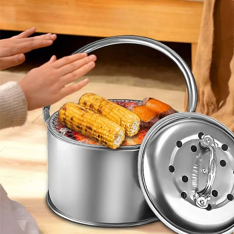 Печь из нержавеющей стали с подогревом, угольная печь, уличная портативная мангал, бытовой уголь, осенне-зимний фестиваль, вечеринка
Печь из нержавеющей стали с подогревом, угольная печь, уличная портативная мангал, бытовой уголь, осенне-зимний фестиваль, вечеринка