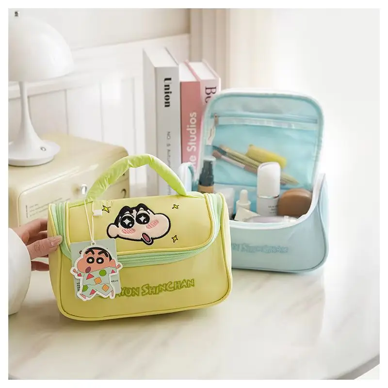 Cute Crayon Shin-Chan Large Capacity Makeup Bag, Portable Travel Toiletry Organizer, Minimalist Handheld Cosmetic Storage Pouch
Cute Crayon Shin-Chan Large Capacity Makeup Bag, Portable Travel Toiletry Organizer, Minimalist Handheld Cosmetic Storage Pouch
