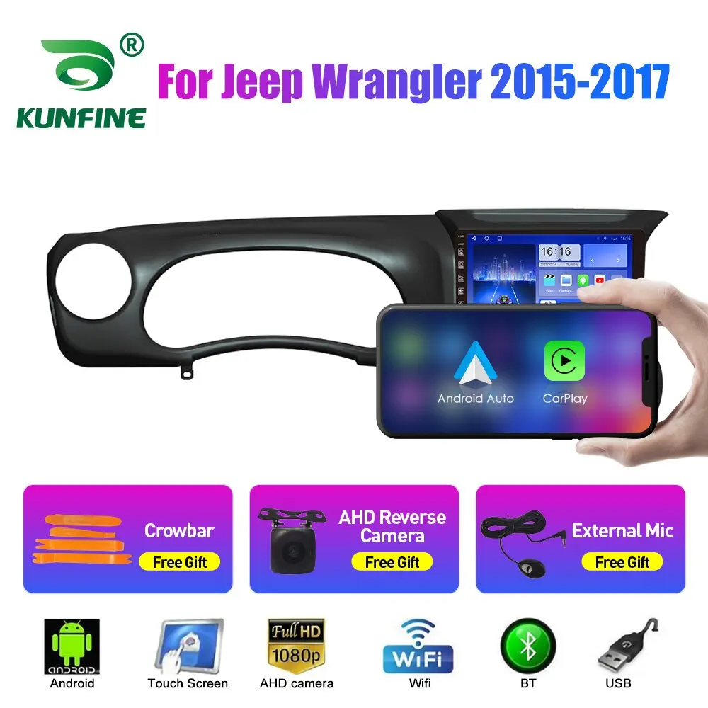 2Din Android Car Radio For Jeep Wrangler 2016-2017 Multimedia Video Player GPS Navigation Stereo Audio Head Unit Carplay 4G
2Din Android Car Radio For Jeep Wrangler 2016-2017 Multimedia Video Player GPS Navigation Stereo Audio Head Unit Carplay 4G
