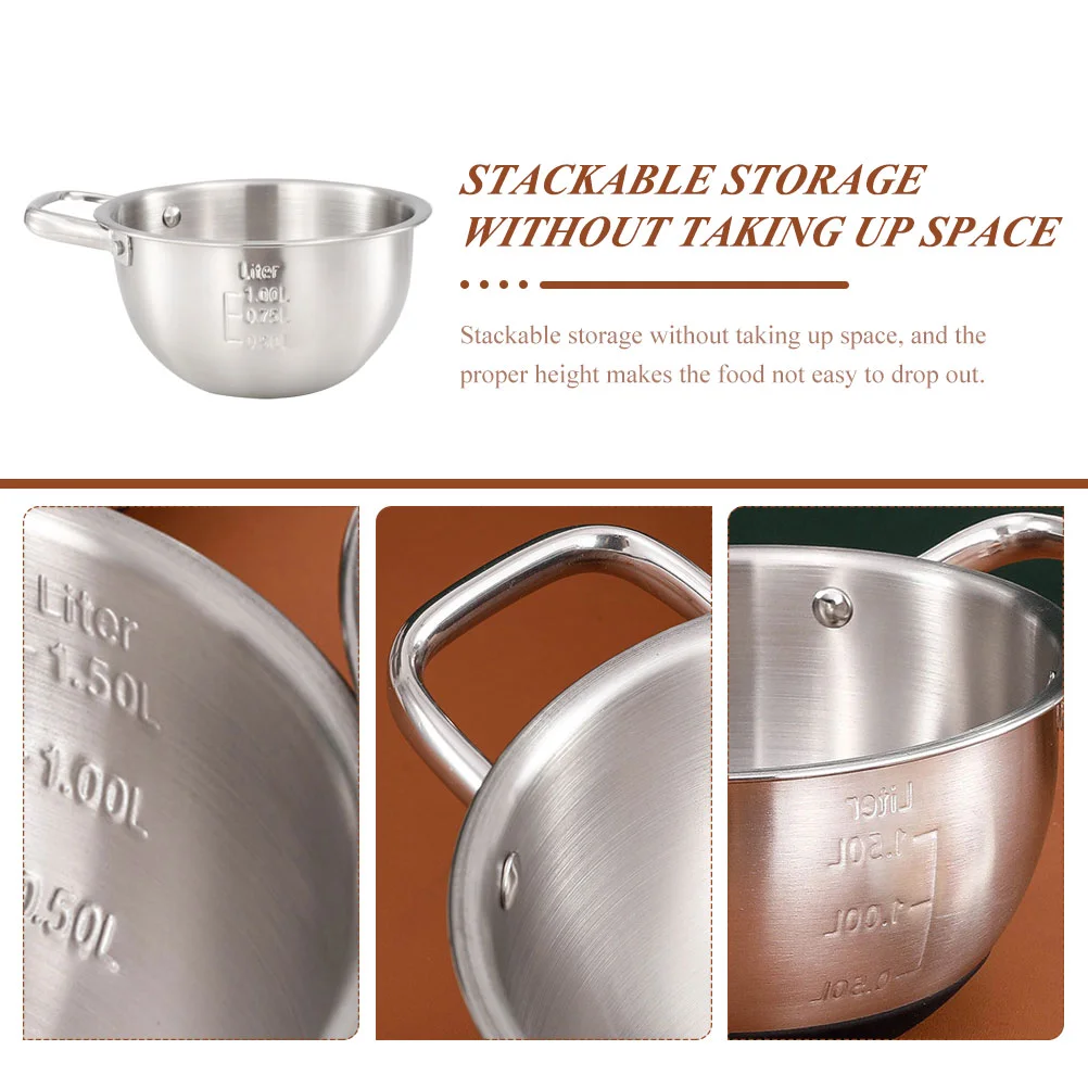 Stainless Steel Mixing Bowls Large Capacity Roasting Pan Metal Bowl Kitchen Cooking Utility Stackable Storage
Stainless Steel Mixing Bowls Large Capacity Roasting Pan Metal Bowl Kitchen Cooking Utility Stackable Storage