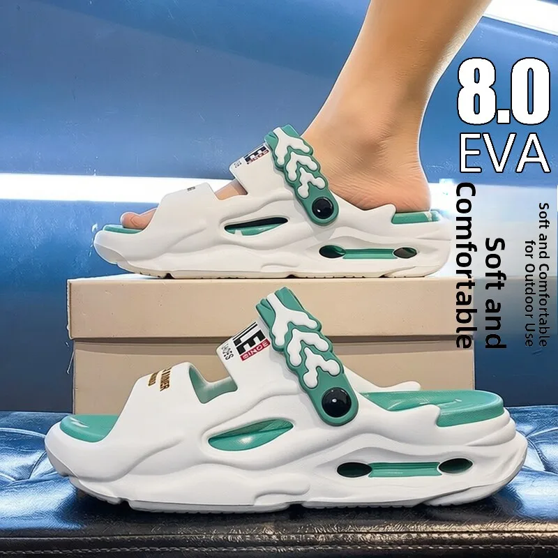 Men's Summer Outdoor Anti-Slip Soft Bottom Sports Beach Sandals Driving Two-Purpose Slip-On Slippers Korean Style EVA Material
Men's Summer Outdoor Anti-Slip Soft Bottom Sports Beach Sandals Driving Two-Purpose Slip-On Slippers Korean Style EVA Material