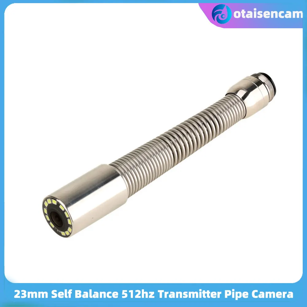23mm Long Spring Self Balance Camera Head With 512hz Transmitter Built-in 12PCS Led Lights Replacement Part For Pipe Endoscope
23mm Long Spring Self Balance Camera Head With 512hz Transmitter Built-in 12PCS Led Lights Replacement Part For Pipe Endoscope