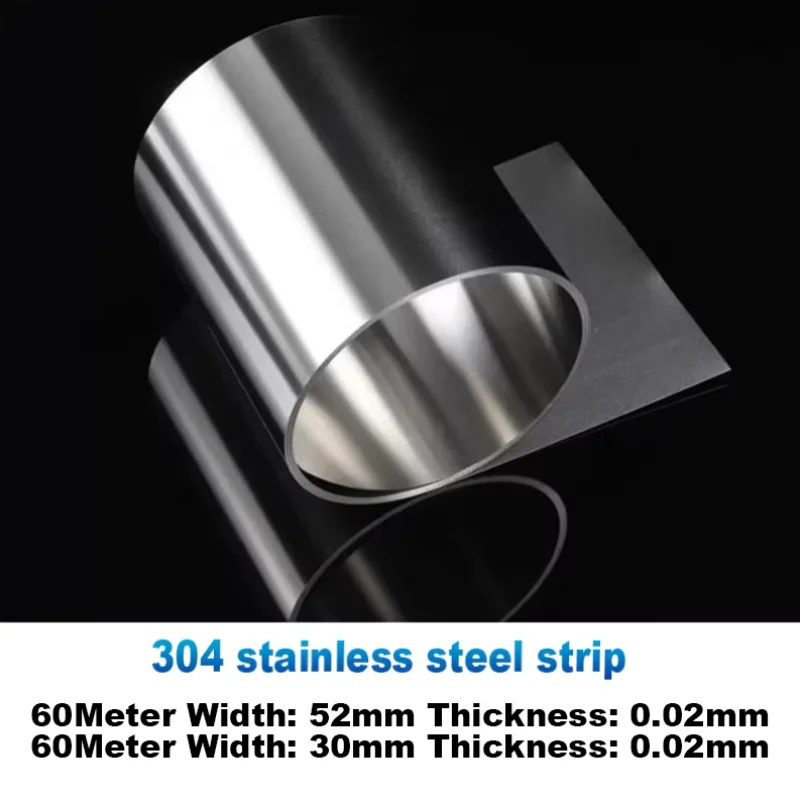 60Meter Width: 52mm 30mm Thickness: 0.02mm 304 stainless steel strip customized link
60Meter Width: 52mm 30mm Thickness: 0.02mm 304 stainless steel strip customized link