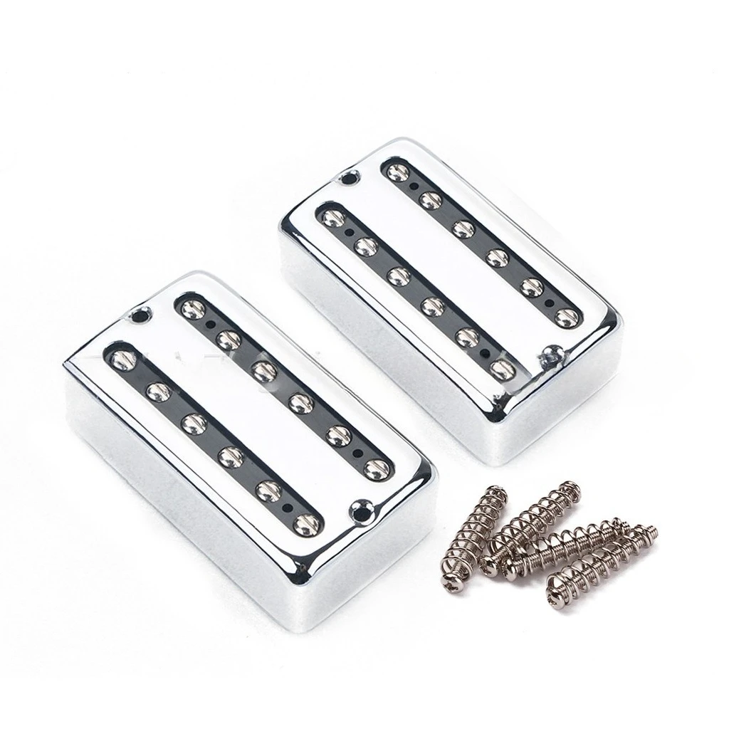 Top Selling 1 Set Guitar Chrome-colored Double Pickup Set with Screw Heads For Electric Guitar
Top Selling 1 Set Guitar Chrome-colored Double Pickup Set with Screw Heads For Electric Guitar