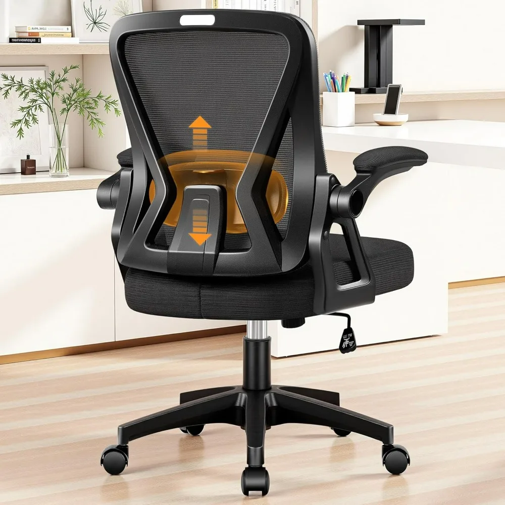 Ergonomic High Back Mesh Office Chair Flip-up Armrests Adjustable Lumbar Support Rolling Swivel Executive Chair For Home Office
Ergonomic High Back Mesh Office Chair Flip-up Armrests Adjustable Lumbar Support Rolling Swivel Executive Chair For Home Office