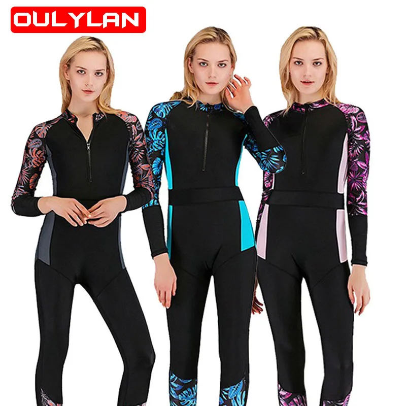 Женский слитный костюм для дайвинга Oulylan, тонкий купальный костюм с длинным рукавом, для всего тела, серфинга, пляжная одежда для подводного плавания, морской солнцезащитный купальник
Женский слитный костюм для дайвинга Oulylan, тонкий купальный костюм с длинным рукавом, для всего тела, серфинга, пляжная одежда для подводного плавания, морской солнцезащитный купальник