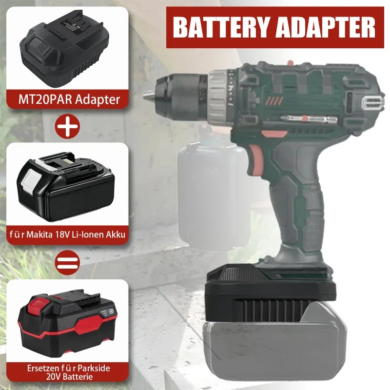 battery adapter for Makita 18V Li-ion Battery Convert to for Parkside 20V PAP20A1 Cordless Power Tools Power tool accessories
battery adapter for Makita 18V Li-ion Battery Convert to for Parkside 20V PAP20A1 Cordless Power Tools Power tool accessories