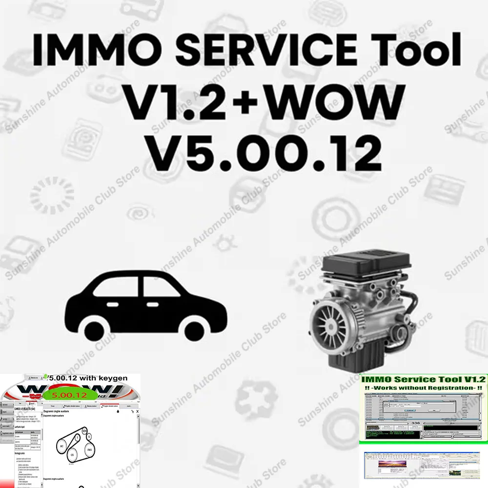 IMMO Service Tool V1.2 | wurth wow 5.00.12 Software | Car ECU PIN Code Calculator | BSI/VDO Dashboard Repair | For Audi BMW Fiat
IMMO Service Tool V1.2 | wurth wow 5.00.12 Software | Car ECU PIN Code Calculator | BSI/VDO Dashboard Repair | For Audi BMW Fiat