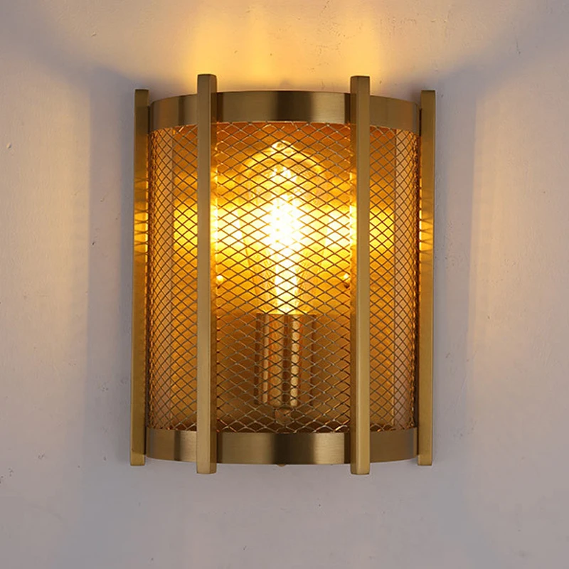 Golden Wall Light Dining Room American Country Living Room Bedside Lamp Antique Decor Luxury Restaurant Corridor Sconce
Golden Wall Light Dining Room American Country Living Room Bedside Lamp Antique Decor Luxury Restaurant Corridor Sconce