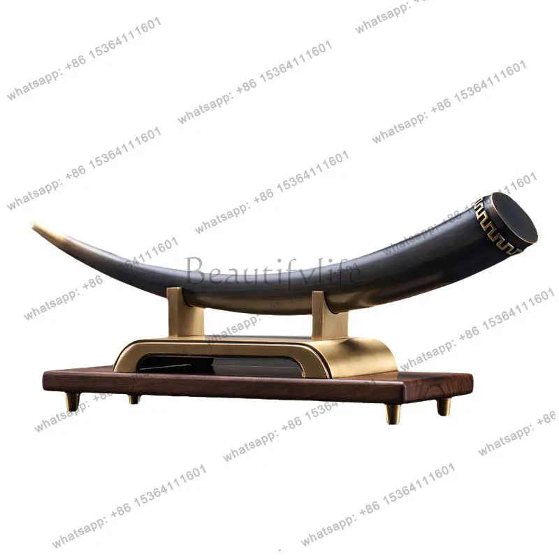 Ornament light luxury high-grade copper ivory opening housewarming gifts living room entrance office decoration
Ornament light luxury high-grade copper ivory opening housewarming gifts living room entrance office decoration