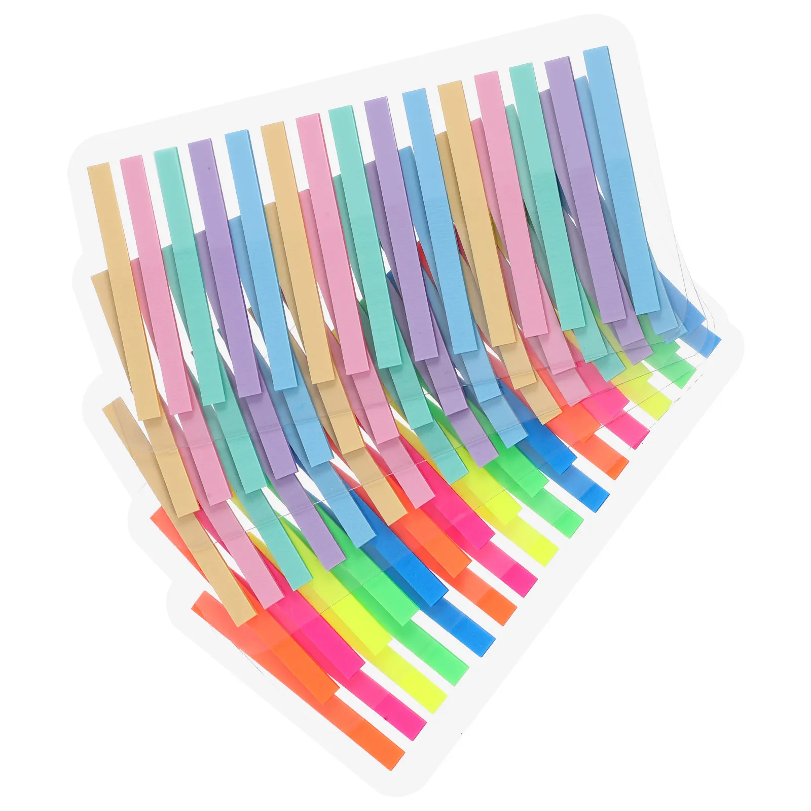 5Pcs Ultra-Thin Transparent Sticky Notepads Clear Fluorescent Highlighter Strips Self-Adhesive Book Page Markers for Annotating
5Pcs Ultra-Thin Transparent Sticky Notepads Clear Fluorescent Highlighter Strips Self-Adhesive Book Page Markers for Annotating