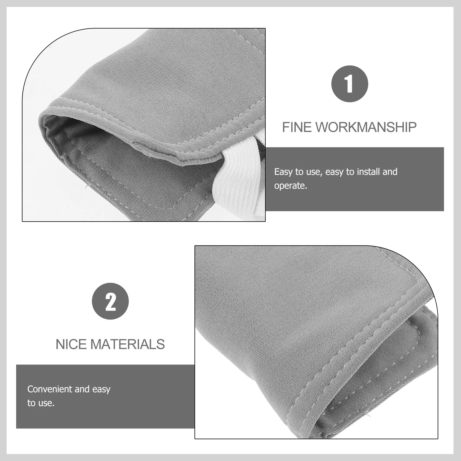 2Pcs Damper Lock Sleeve Nursery Silencers for Slamming Latch Cover Kids Noise Reduction Quiet Door Closer Cushion Bedroom Door
2Pcs Damper Lock Sleeve Nursery Silencers for Slamming Latch Cover Kids Noise Reduction Quiet Door Closer Cushion Bedroom Door