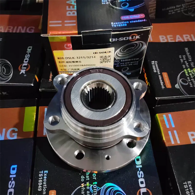 DI-SOLIK Auto Car Parts Front Wheel Hub Bearing Assembly 3510003BAD0000 3510003AAF0000 for GAC Trumpchi GA3 2013-2015 GA4 2018-
DI-SOLIK Auto Car Parts Front Wheel Hub Bearing Assembly 3510003BAD0000 3510003AAF0000 for GAC Trumpchi GA3 2013-2015 GA4 2018-