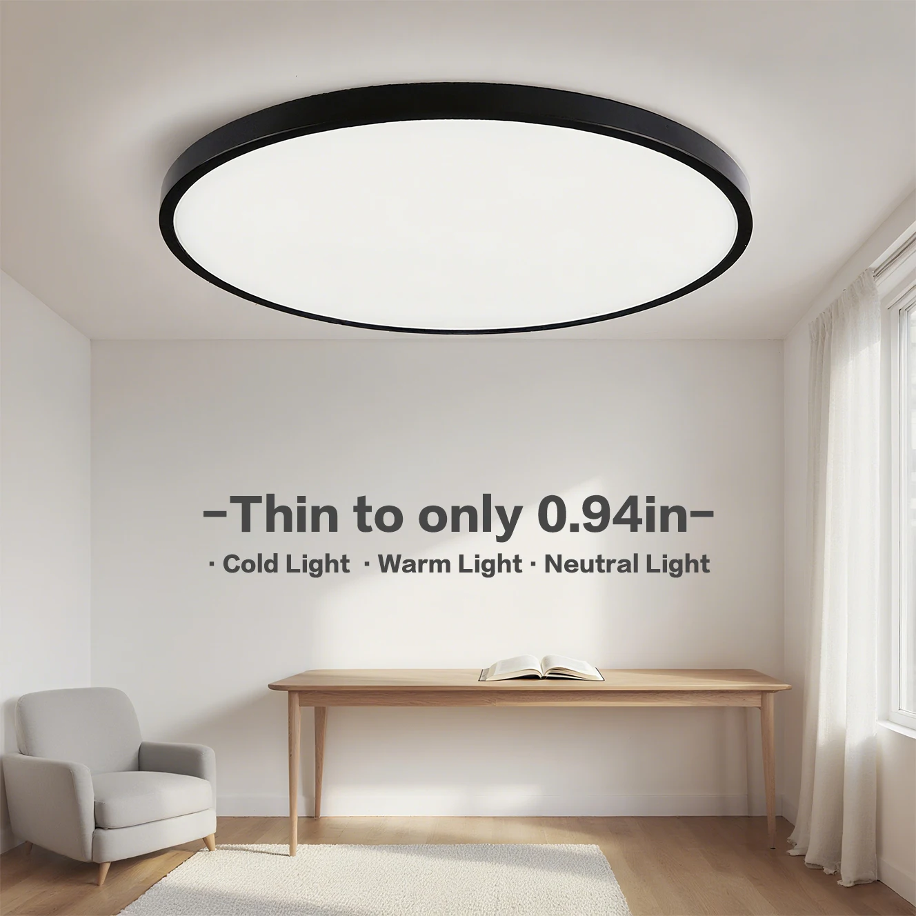 Ультратонкий круглый потолочный светильник 25 Вт, энергосберегающий, без мерцания, круглый панельный светильник, холодный белый, теплый белый, натуральный белый для домашнего декора
Ультратонкий круглый потолочный светильник 25 Вт, энергосберегающий, без мерцания, круглый панельный светильник, холодный белый, теплый белый, натуральный белый для домашнего декора
