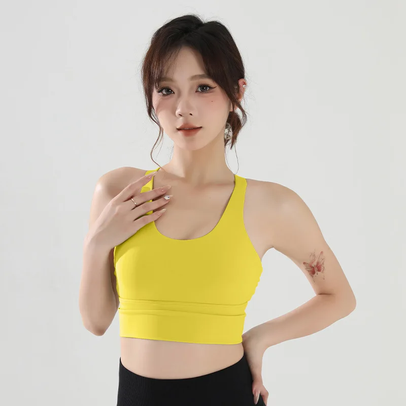 Fitness Bra Women's 1 Pcs Sports Bra High-strength Back Shock-absorbing Adjustable Breast Yoga Quick Drying Vest Gathered Woman
Fitness Bra Women's 1 Pcs Sports Bra High-strength Back Shock-absorbing Adjustable Breast Yoga Quick Drying Vest Gathered Woman