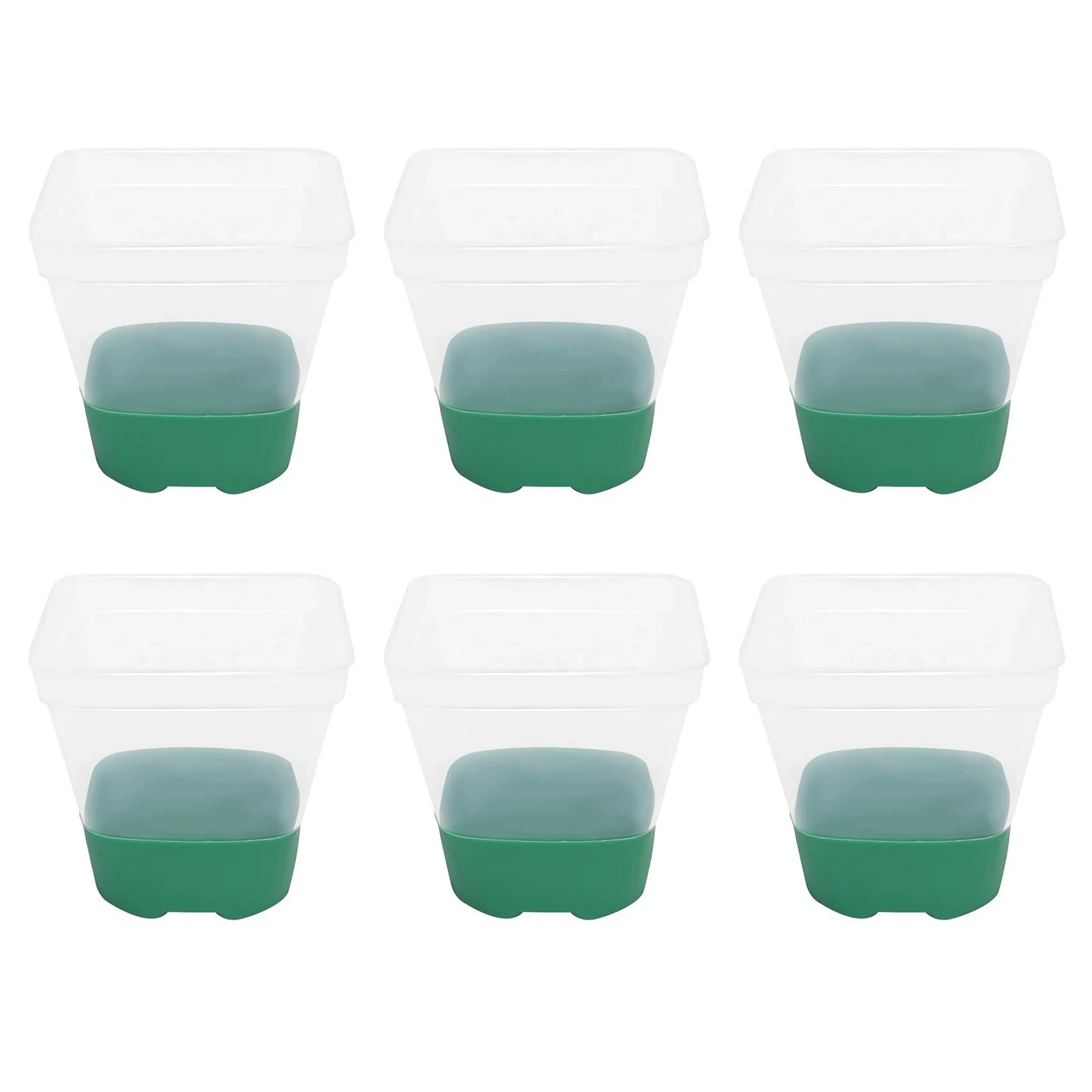 6-piece set, transparent planting pots, plant pots, with and drainage holes, reusable plastic pots, planting plants,
6-piece set, transparent planting pots, plant pots, with and drainage holes, reusable plastic pots, planting plants,