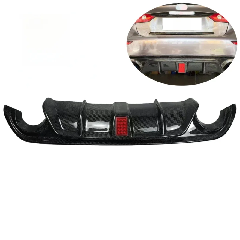 Suitable for 2018+ Infiniti Q50 Q50S Carbon Fiber Rear Diffuser Body Kit
Suitable for 2018+ Infiniti Q50 Q50S Carbon Fiber Rear Diffuser Body Kit