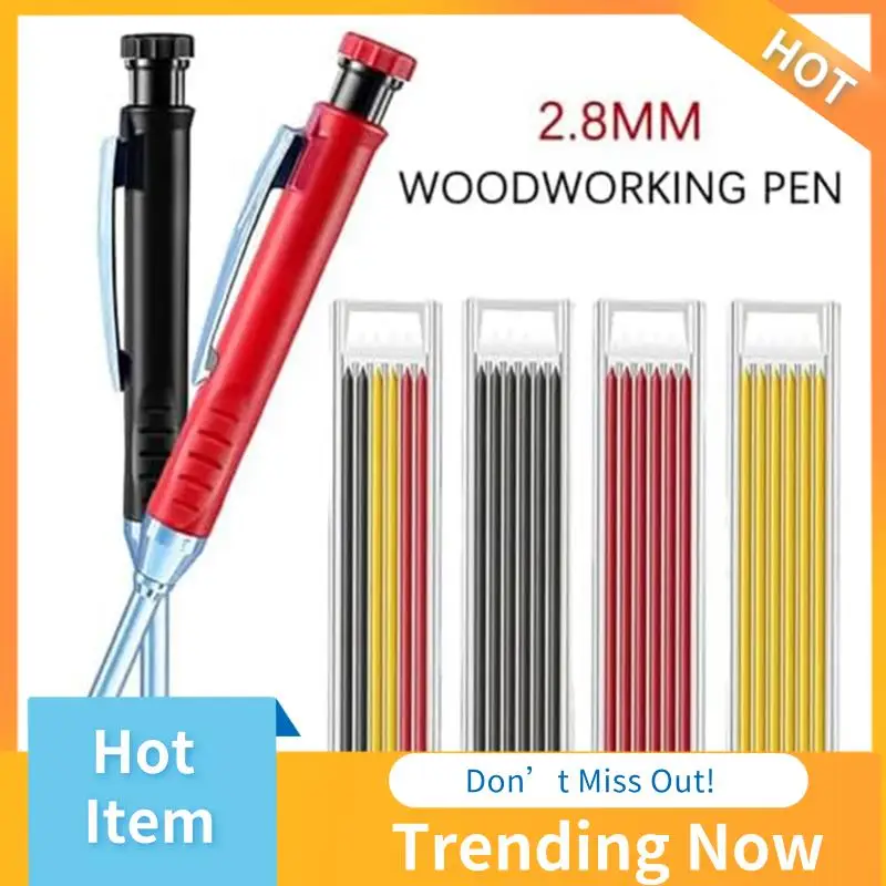 Multi Pack Solid Carpenter Pencil Set With 2.8MM Lead And Built-In Sharpener Pencil Woodworking Wood Factory Stationery Durable
Multi Pack Solid Carpenter Pencil Set With 2.8MM Lead And Built-In Sharpener Pencil Woodworking Wood Factory Stationery Durable