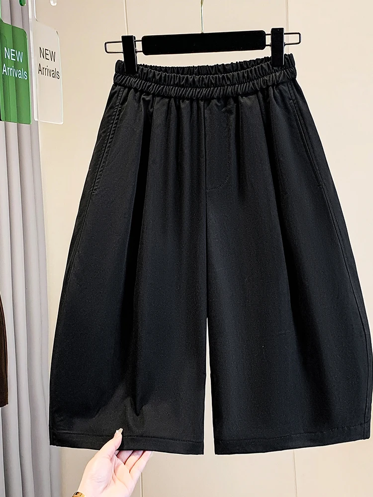 Summer 2026 plus Size Pear Shaped Body Covering Five-Quarter Knife Pants Thin Wide Leg Six-Quarter Pants Straight High Waist
Summer 2026 plus Size Pear Shaped Body Covering Five-Quarter Knife Pants Thin Wide Leg Six-Quarter Pants Straight High Waist