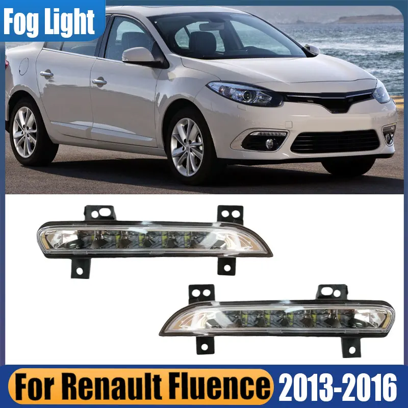 For Renault Fluence 2013-2016 LED Fog Light Daytime Running Lights Day Light Signal Lamp Foglight Assembly 266057986R 266005976R
For Renault Fluence 2013-2016 LED Fog Light Daytime Running Lights Day Light Signal Lamp Foglight Assembly 266057986R 266005976R