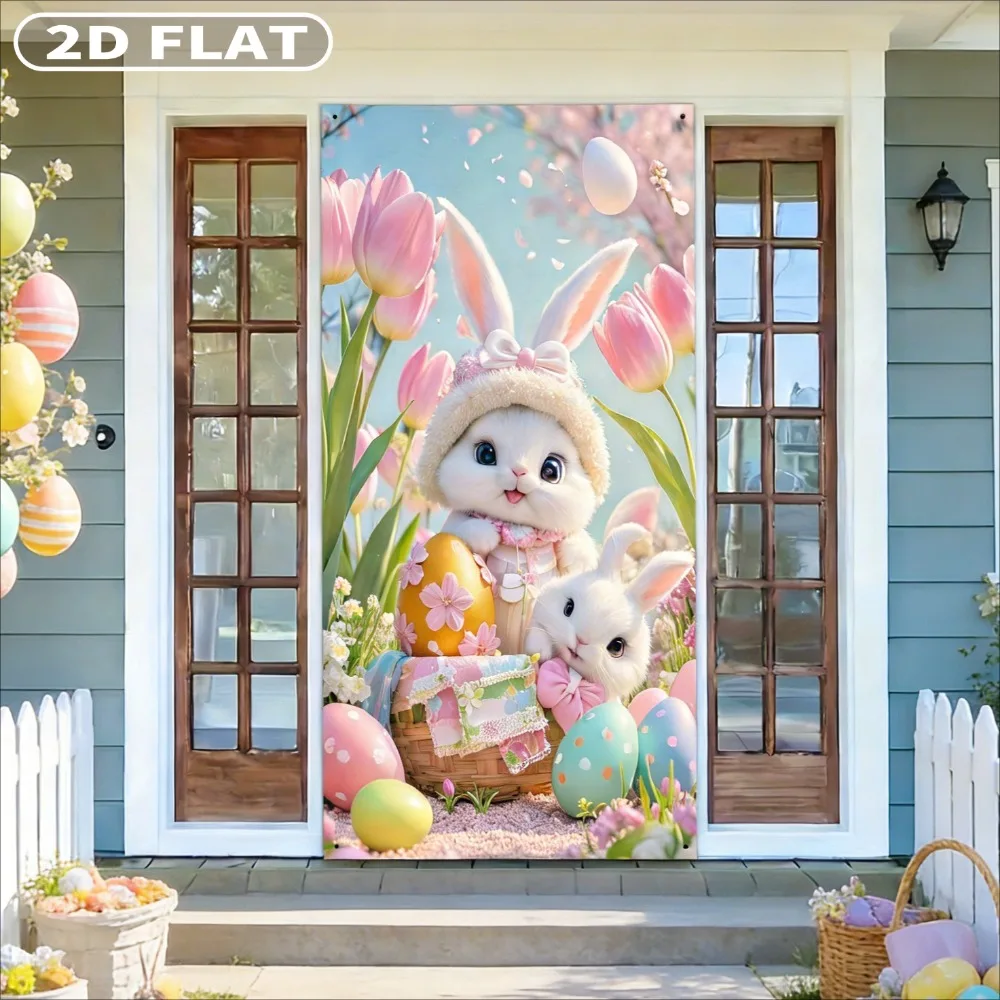 2D FLAT 1pc Party Photo Booth Props Easter Bunny & Chicks Tulip Garden Banner, Spring Themed Decor, 35.43x70.87inch/, Polyester
2D FLAT 1pc Party Photo Booth Props Easter Bunny & Chicks Tulip Garden Banner, Spring Themed Decor, 35.43x70.87inch/, Polyester