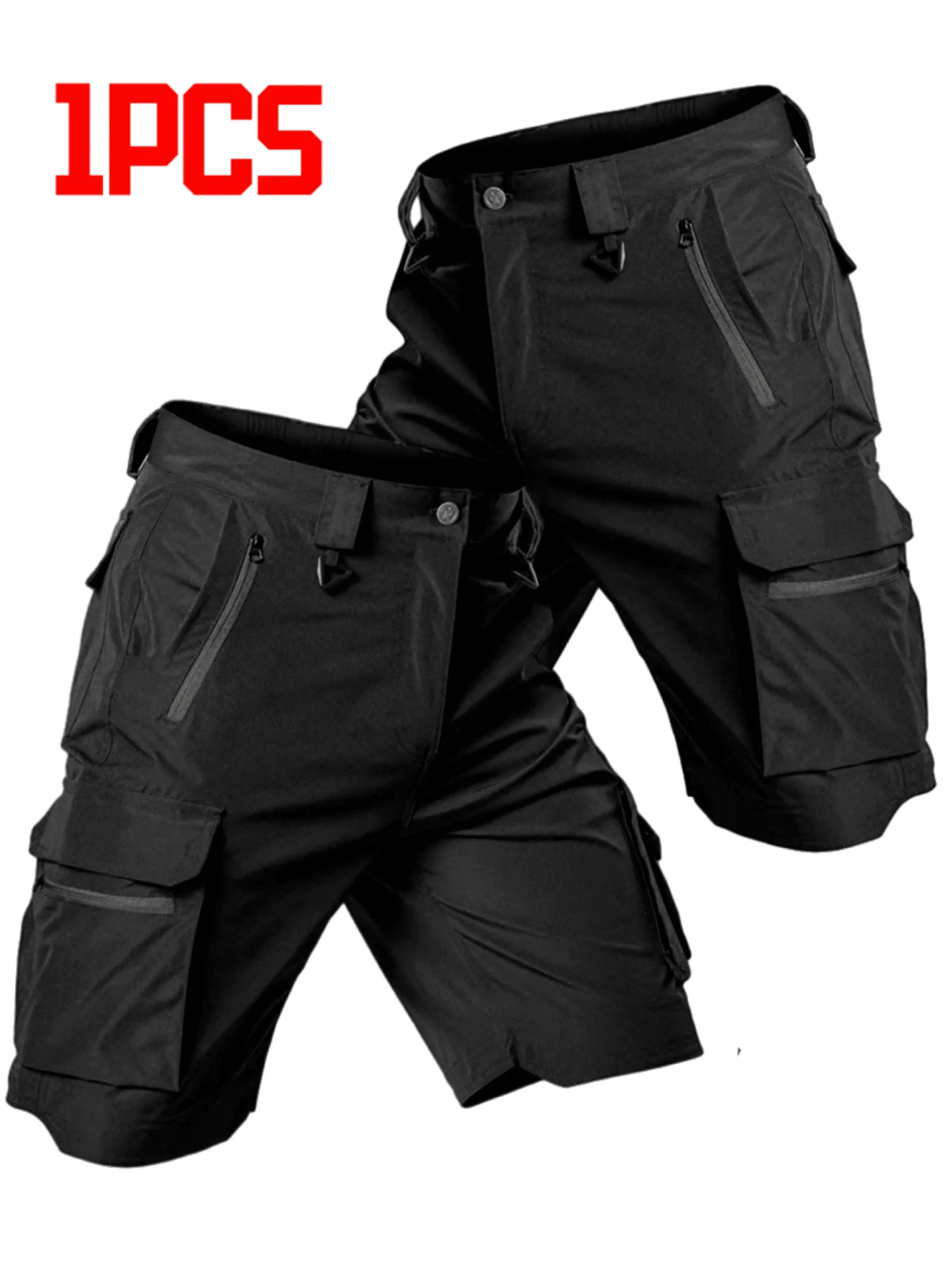 Mens Tactical Cargo Shorts Lightweight Quick-Drying Breathable Multi-Pocket Zippered Pockets Black Gray Khaki
Mens Tactical Cargo Shorts Lightweight Quick-Drying Breathable Multi-Pocket Zippered Pockets Black Gray Khaki