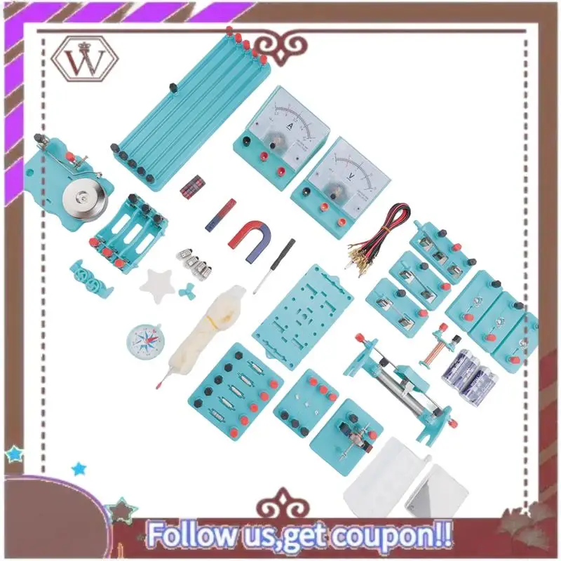 ABBG-Kids Electricity Circuit Learning Kit Physics Experiment Kit Basic Educational ABS Electricity Magnetism Learning Tool
ABBG-Kids Electricity Circuit Learning Kit Physics Experiment Kit Basic Educational ABS Electricity Magnetism Learning Tool