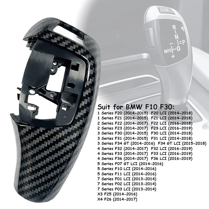 Car Gear Shift Knob Cover Button Panel For BMW F10 F30 Shifter Lever Interior Car Accessories Automobile Shifter Replace Parts
Car Gear Shift Knob Cover Button Panel For BMW F10 F30 Shifter Lever Interior Car Accessories Automobile Shifter Replace Parts
