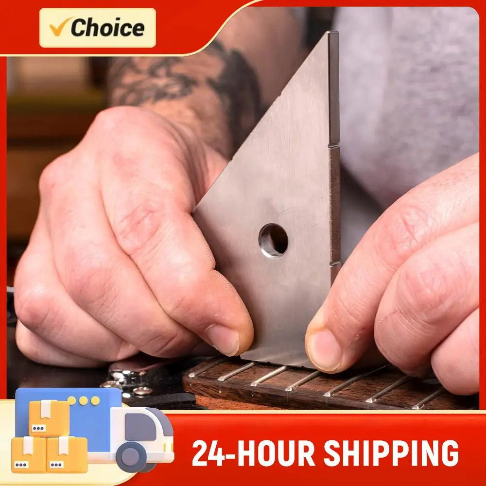 Fret Kisser Fret Leveling Tool Stainless Steel Luthier Tool Guitar Fret Straight Edge for Guitar Enthusiasts & Long Lasting Use
Fret Kisser Fret Leveling Tool Stainless Steel Luthier Tool Guitar Fret Straight Edge for Guitar Enthusiasts & Long Lasting Use