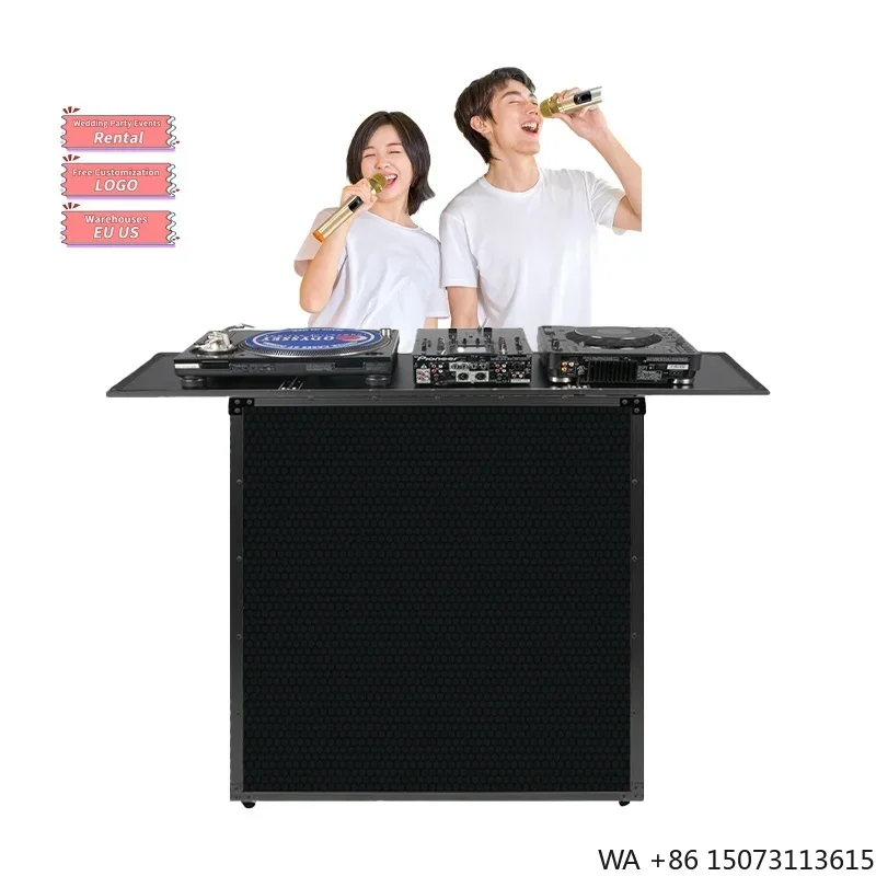 Portable Foldable DJ Facade Booth Flight Case Black Aluminum Frame Plywood for Trade Shows Parties Wholesale
Portable Foldable DJ Facade Booth Flight Case Black Aluminum Frame Plywood for Trade Shows Parties Wholesale