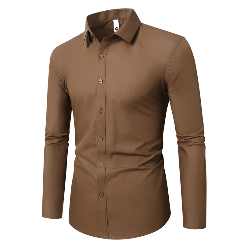 M-XXXXXL Plus Size Men's Solid Color Slim Fit Long Sleeve Casual Dress Shirt Classic Business & Office Wear Wrinkle-Free Shirts
M-XXXXXL Plus Size Men's Solid Color Slim Fit Long Sleeve Casual Dress Shirt Classic Business & Office Wear Wrinkle-Free Shirts