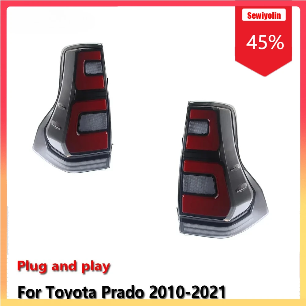 Car LED Tail Light Automobile Parts For Toyota Prado 2010-2021 Auto Fog DRL Brake Turn Signal Lamp Plug and Play
Car LED Tail Light Automobile Parts For Toyota Prado 2010-2021 Auto Fog DRL Brake Turn Signal Lamp Plug and Play
