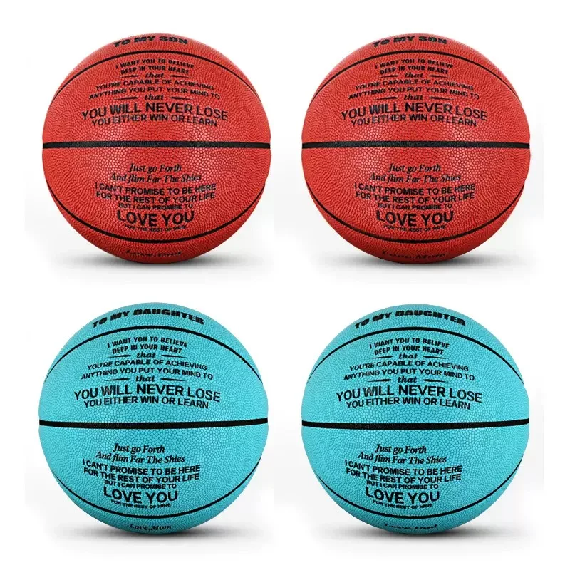 Баскетбольные подарки с гравировкой для сына с моим сыном, слова Basketabll, стандартный размер 7, тренировочный мяч из искусственной кожи на Рождество, день рождения
Баскетбольные подарки с гравировкой для сына с моим сыном, слова Basketabll, стандартный размер 7, тренировочный мяч из искусственной кожи на Рождество, день рождения