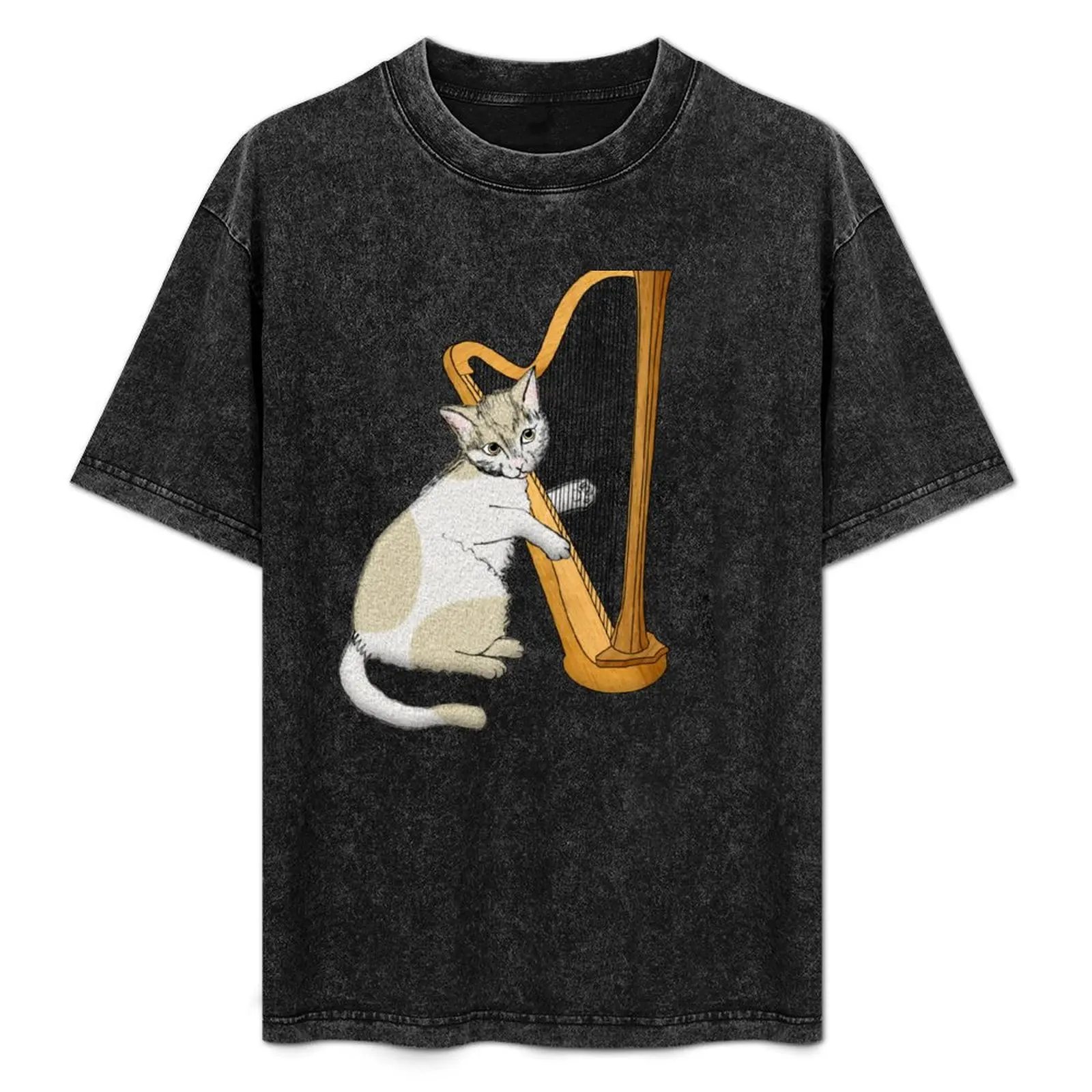 Calico Cat Plays the Harp T-Shirt Halloween Theme T-Shirt
Calico Cat Plays the Harp T-Shirt Halloween Theme T-Shirt