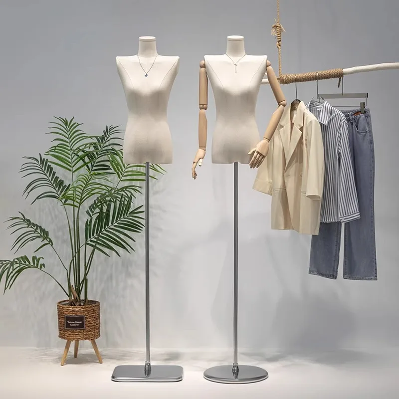 Hanban Clothing Store Model Props Female Half Body Showcase Table Body Display Stand Right Angle Shoulder
Hanban Clothing Store Model Props Female Half Body Showcase Table Body Display Stand Right Angle Shoulder