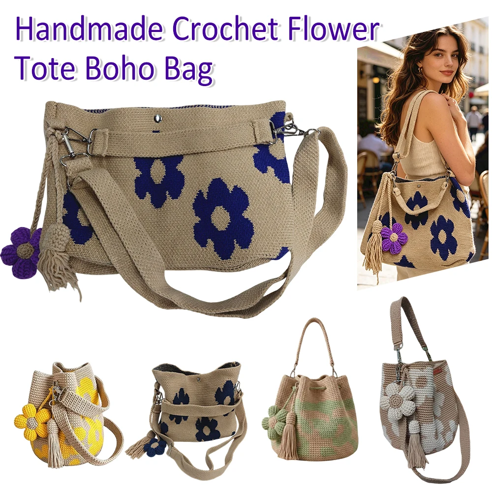 Boho Beach Handbag Lightweight Embroidery Aesthetic Boho Bag with Flower Tassel Needlepoint Barrel Drawstring Purse for Women
Boho Beach Handbag Lightweight Embroidery Aesthetic Boho Bag with Flower Tassel Needlepoint Barrel Drawstring Purse for Women 