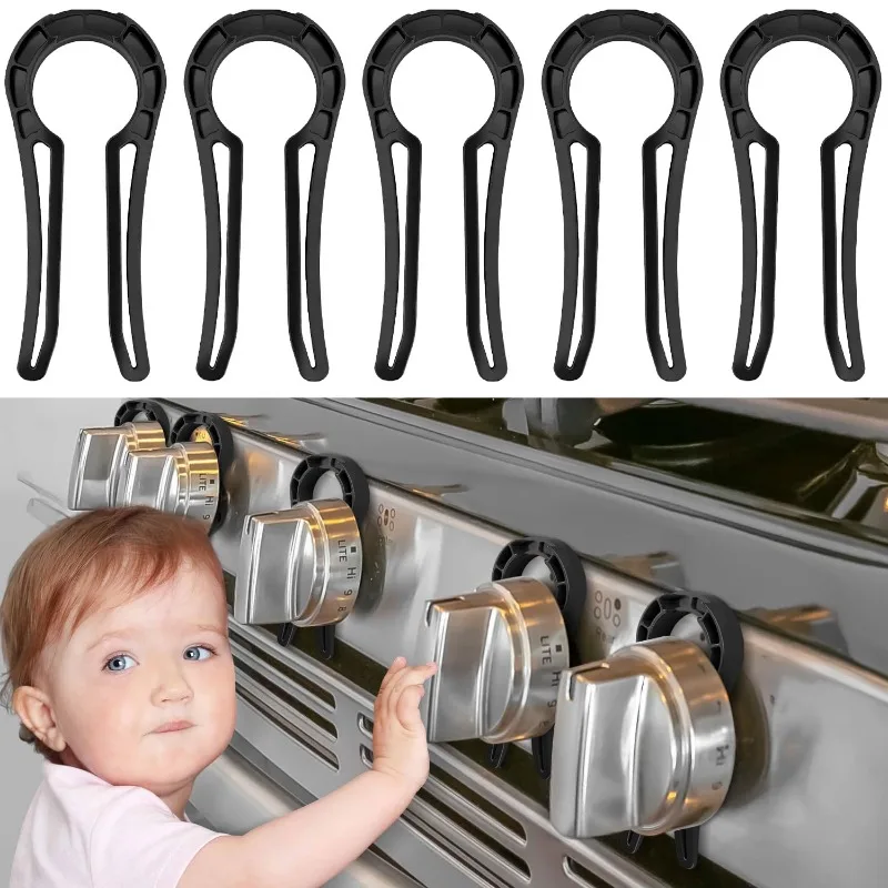 5Pcs Stove Knob Covers for Kids Gas Stove Knob Locks Baby Safety Oven Knob Covers for Child Pet Safety Childproofing Tools
5Pcs Stove Knob Covers for Kids Gas Stove Knob Locks Baby Safety Oven Knob Covers for Child Pet Safety Childproofing Tools