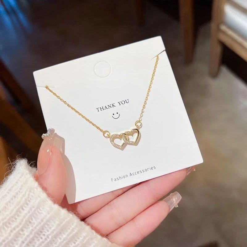 Non-Fading Titanium Steel Necklace for Women High-End Love Clavicle Chain Elegant Internet Celebrity Neck Chain Heart-to-Hear...
Non-Fading Titanium Steel Necklace for Women High-End Love Clavicle Chain Elegant Internet Celebrity Neck Chain Heart-to-Hear...