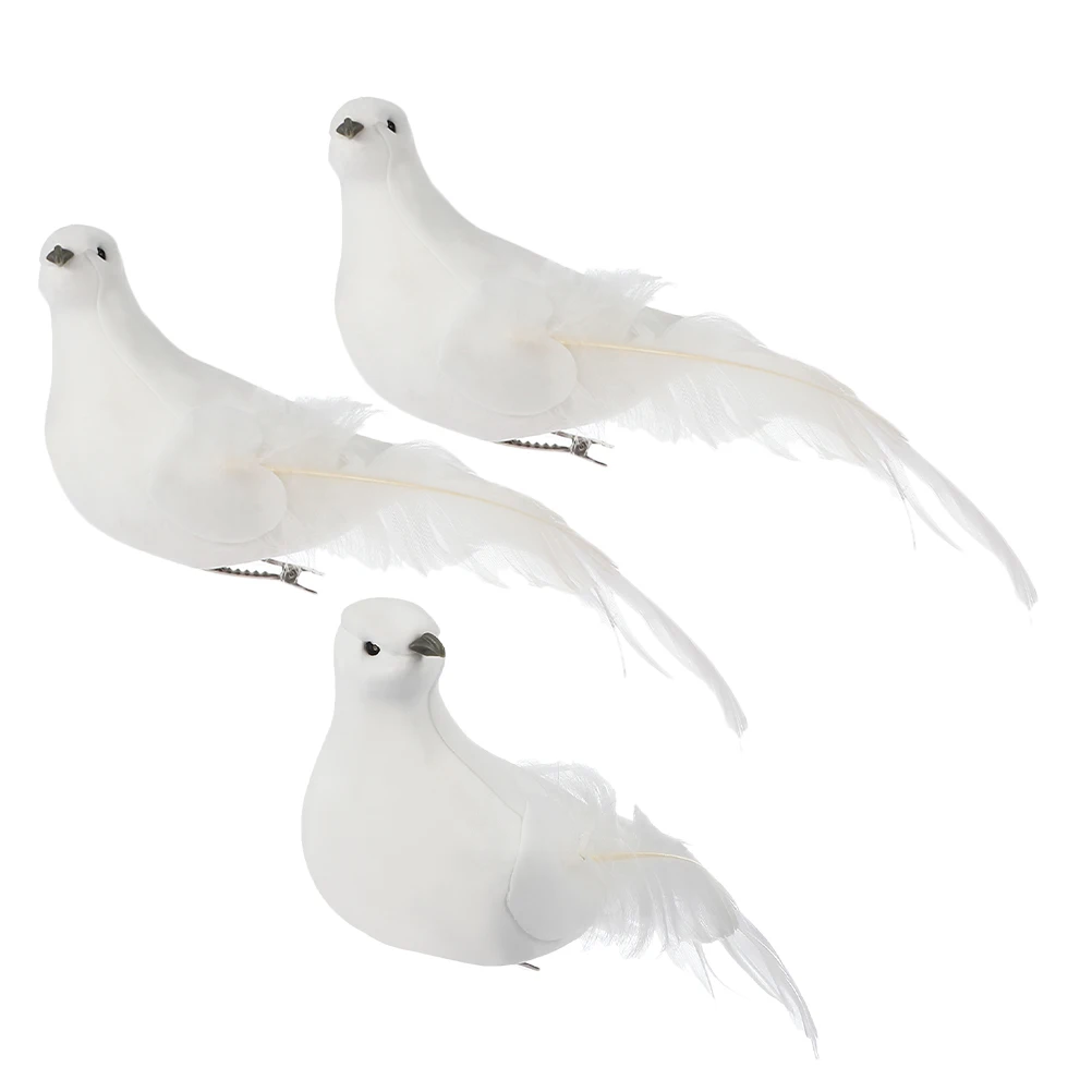 3 Pcs Realistic Simulated Dove Decorations Artificial Bird Ornaments for Tree Home Garden Office Wedding Photography with Metal
3 Pcs Realistic Simulated Dove Decorations Artificial Bird Ornaments for Tree Home Garden Office Wedding Photography with Metal