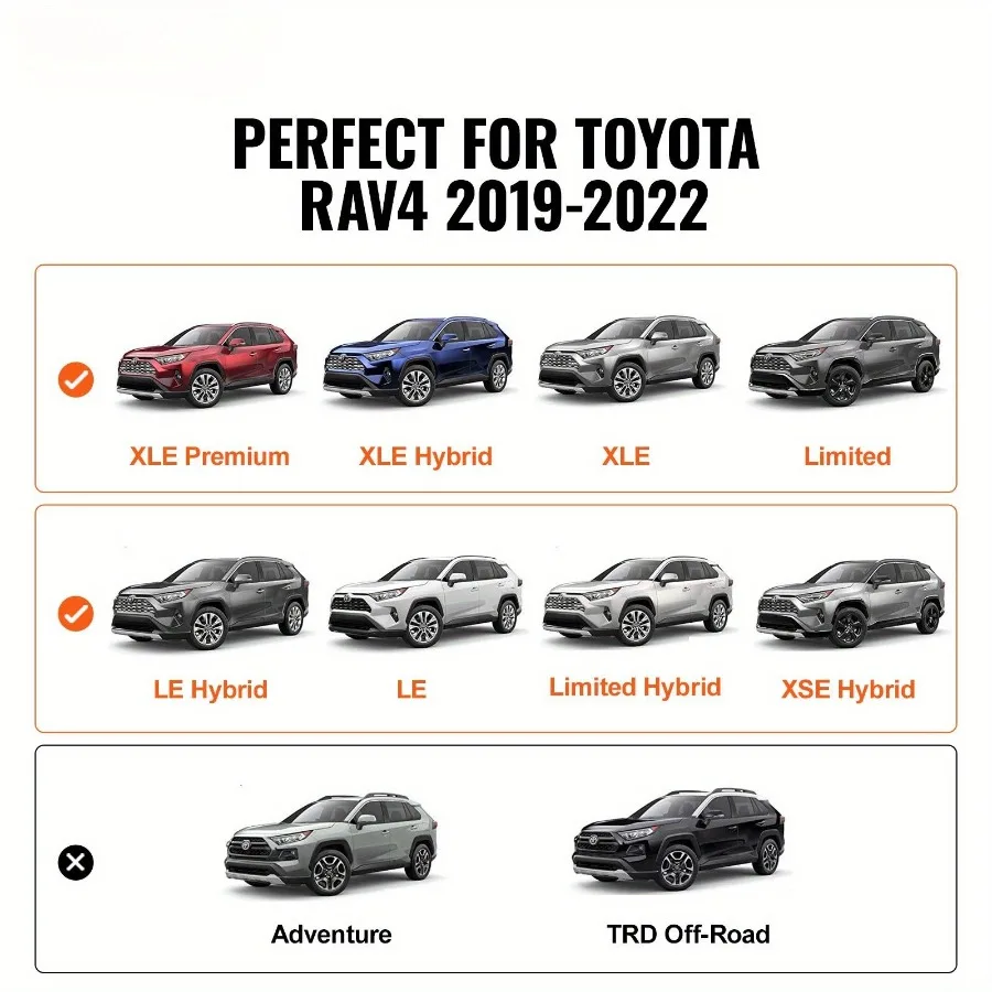 Aluminum Locking Roof Rack Cross Bars for Toyota RAV4 20192023 260 lb Load Capacity Car Top Cargo Bag Compatible Excludes Adven 
Aluminum Locking Roof Rack Cross Bars for Toyota RAV4 20192023 260 lb Load Capacity Car Top Cargo Bag Compatible Excludes Adven