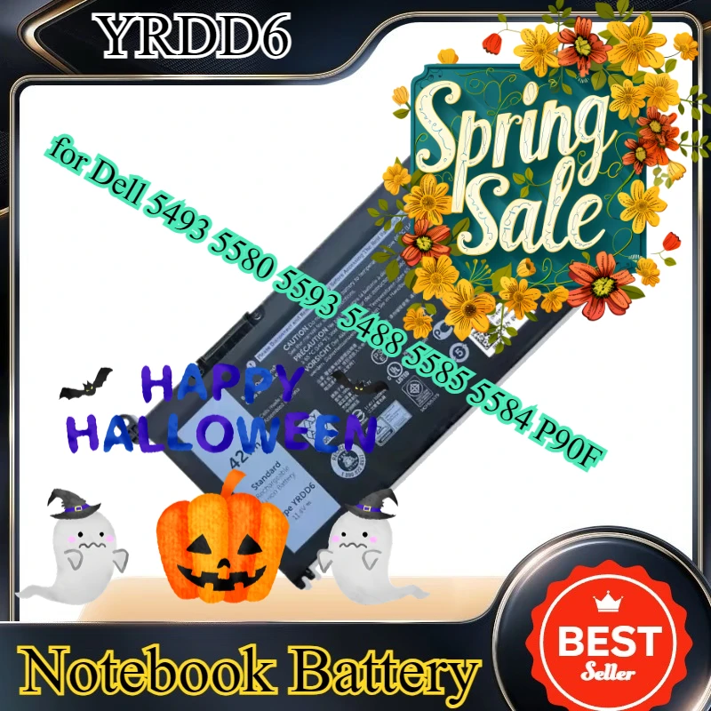 Аккумулятор YRDD6 для ноутбуков Dell 5493, 5580, 5593, 5488, 5585, 5584, P90F
Аккумулятор YRDD6 для ноутбуков Dell 5493, 5580, 5593, 5488, 5585, 5584, P90F