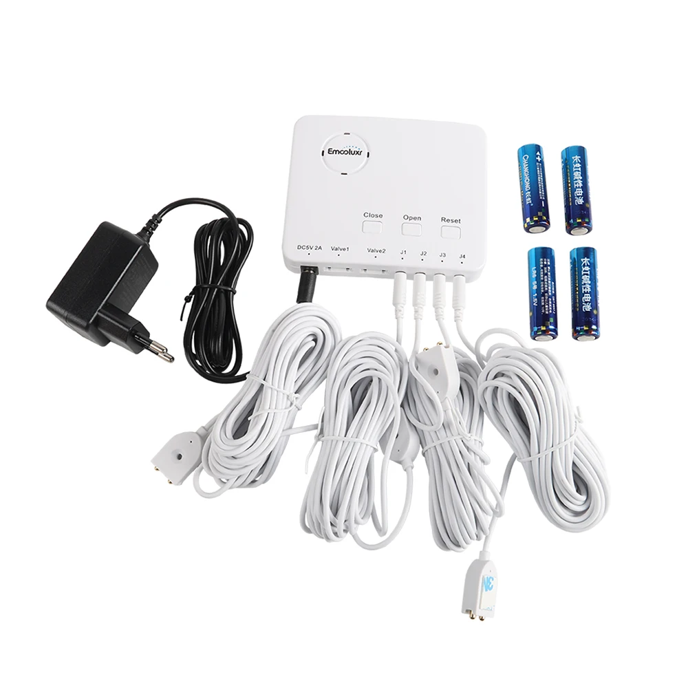 Water Prevention Alarm Panel with 4pc 6-Meter Water Sensor and DC5V EU Plug/ Batteries for Leakage Protection System
Water Prevention Alarm Panel with 4pc 6-Meter Water Sensor and DC5V EU Plug/ Batteries for Leakage Protection System