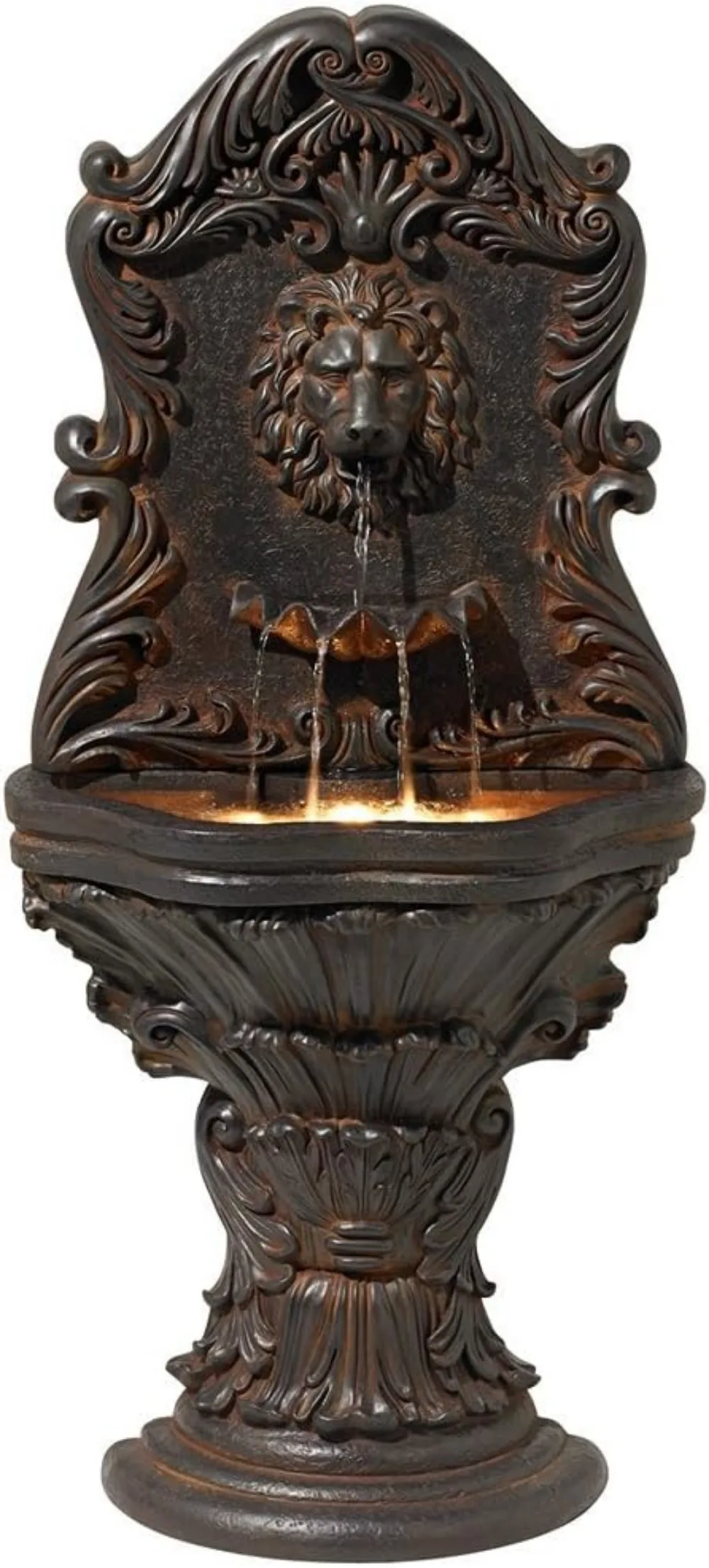 Acanthus 50" High Large Italian Indoor Outdoor Decor Faux Stone Floor Fountain with Light LED Statue Waterfall Water Feature
Acanthus 50" High Large Italian Indoor Outdoor Decor Faux Stone Floor Fountain with Light LED Statue Waterfall Water Feature