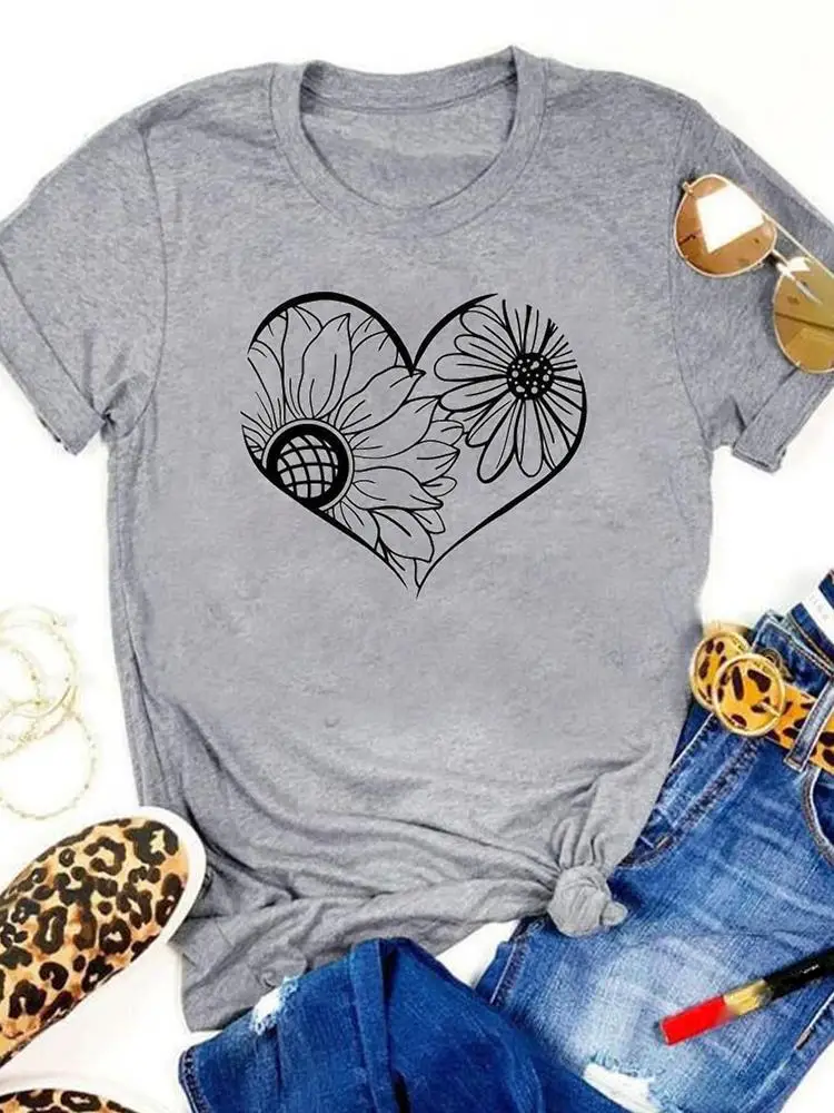 Lovely Flower Trend Cute 90s Summer T-shirts Cartoon Shirt Female Short Sleeve Print Women Clothing Fashion T Top Graphic Tee
Lovely Flower Trend Cute 90s Summer T-shirts Cartoon Shirt Female Short Sleeve Print Women Clothing Fashion T Top Graphic Tee