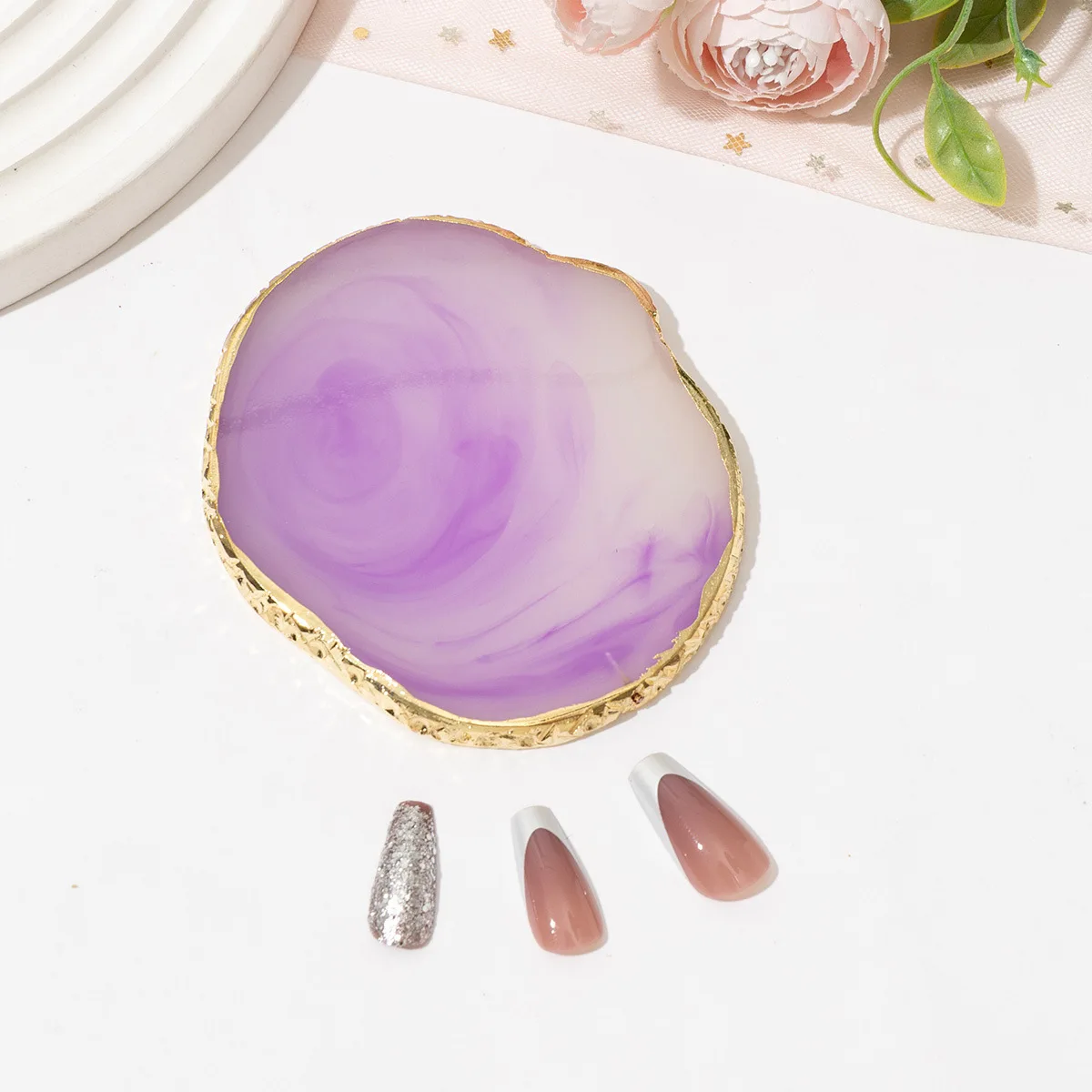 Nail Art Palette Nail Polish Palette Mixing Palette Makeup Plate Nail Plates for Nail Art Nail Tip Holder Nail Art Display
Nail Art Palette Nail Polish Palette Mixing Palette Makeup Plate Nail Plates for Nail Art Nail Tip Holder Nail Art Display