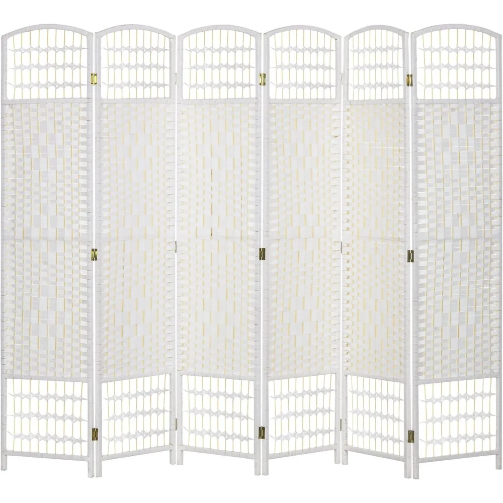 6 Panel Room Divider, Folding Privacy Screen, 5.6' Room Separator, Wave Fiber Freestanding Partition Wall Divider
6 Panel Room Divider, Folding Privacy Screen, 5.6' Room Separator, Wave Fiber Freestanding Partition Wall Divider