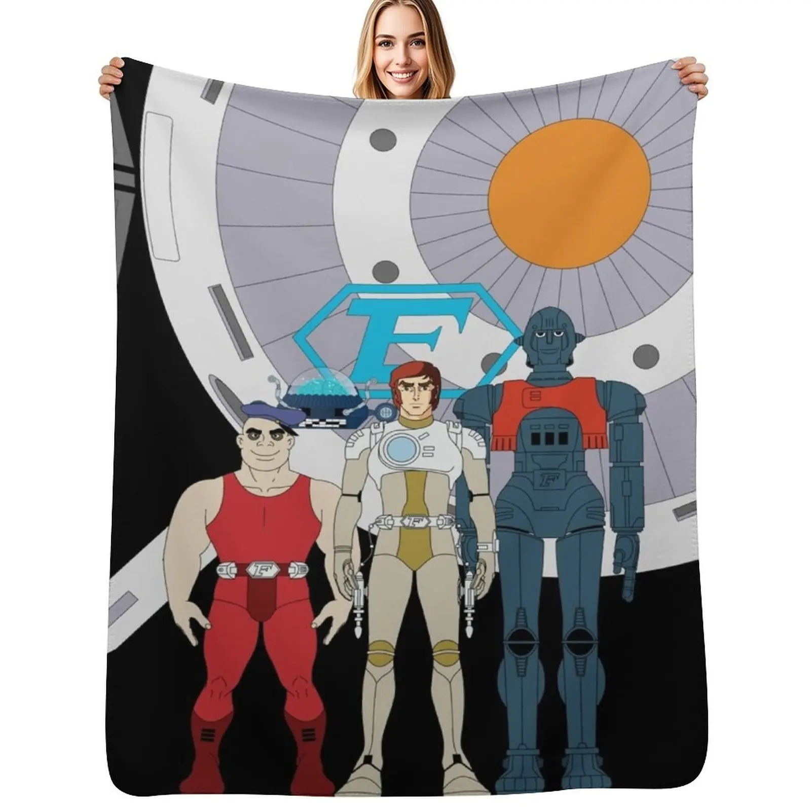 Captain Future Crew (Comet version) Throw Blanket Sofa Quilt Designers Winter beds Blankets
Captain Future Crew (Comet version) Throw Blanket Sofa Quilt Designers Winter beds Blankets