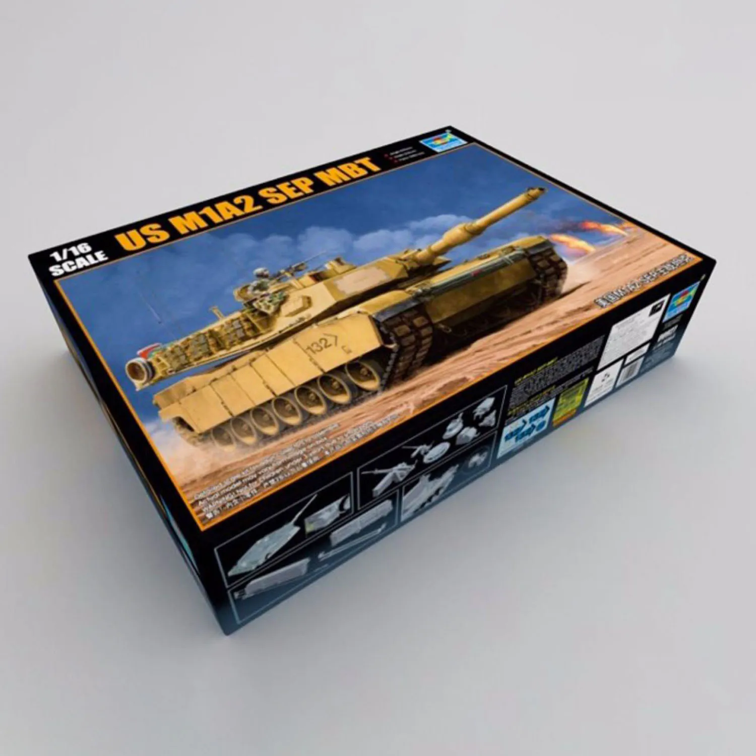 Trumpeter масштаб 1/16, США M1A2 SEP MBT, военная модель основного боевого танка, литой под давлением, высокодетальный бронеавтомобиль 00927 TH07997-SMT7
Trumpeter масштаб 1/16, США M1A2 SEP MBT, военная модель основного боевого танка, литой под давлением, высокодетальный бронеавтомобиль 00927 TH07997-SMT7
